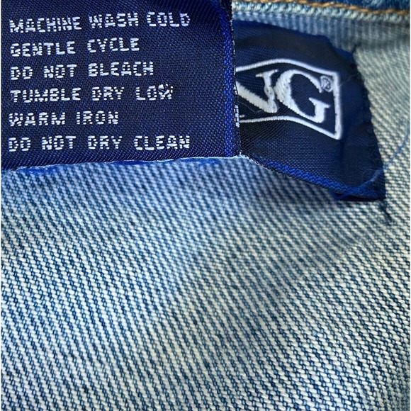 Mens Medium Denim Jacket Green Bay Packers Tailgator Embroidered LA Loving - Picture 7 of 12